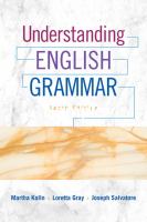 UNDERSTANDING ENGLISH GRAMMAR