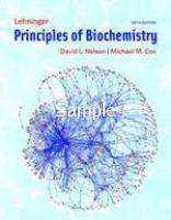 LEHNINGER PRIN.OF BIOCHEMISTRY