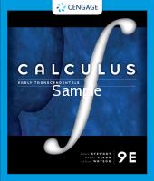 CALCULUS EARLY TRANSCENDENTALS